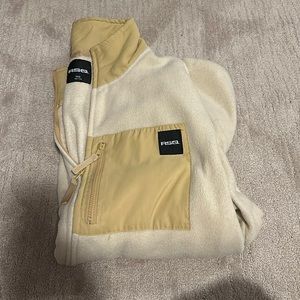 tan RSQ fleece zip up